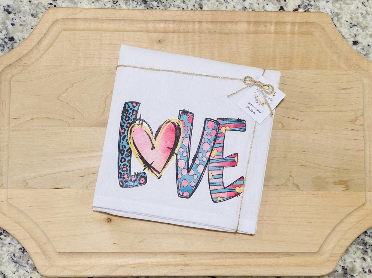 Love Kitchen Towel