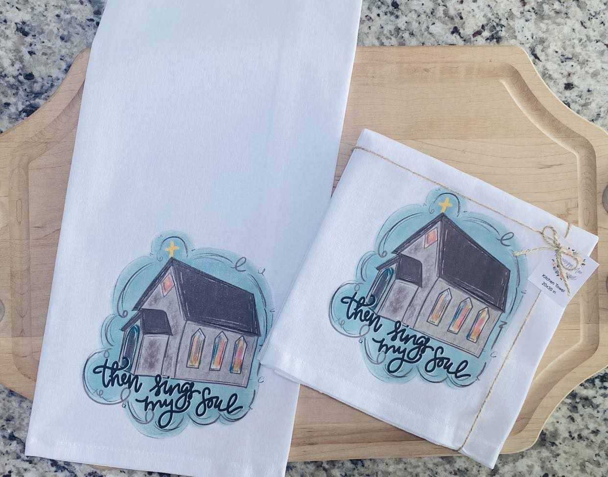 Then Sings Kitchen Towel