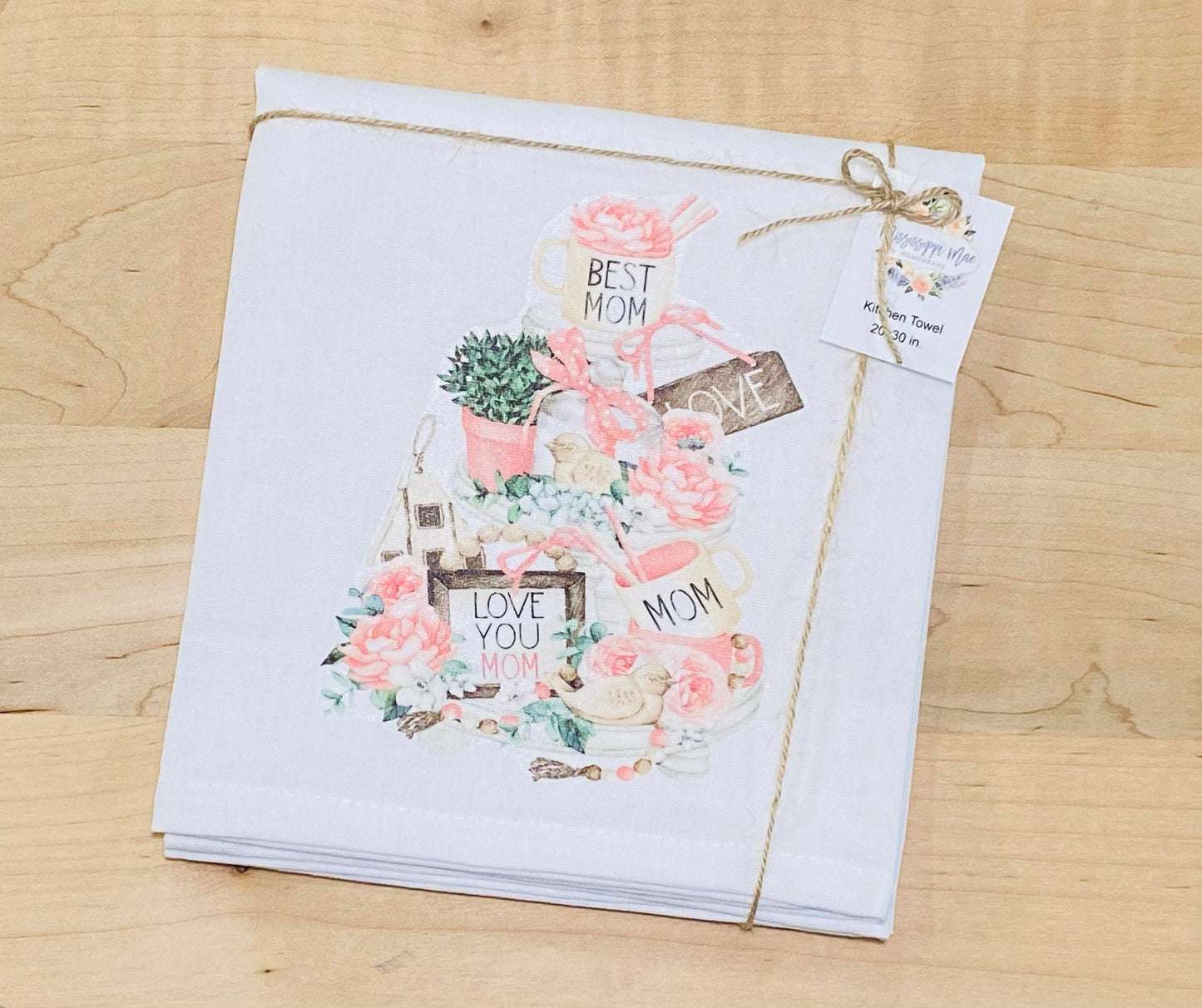 Mom Tiered Tray Towel