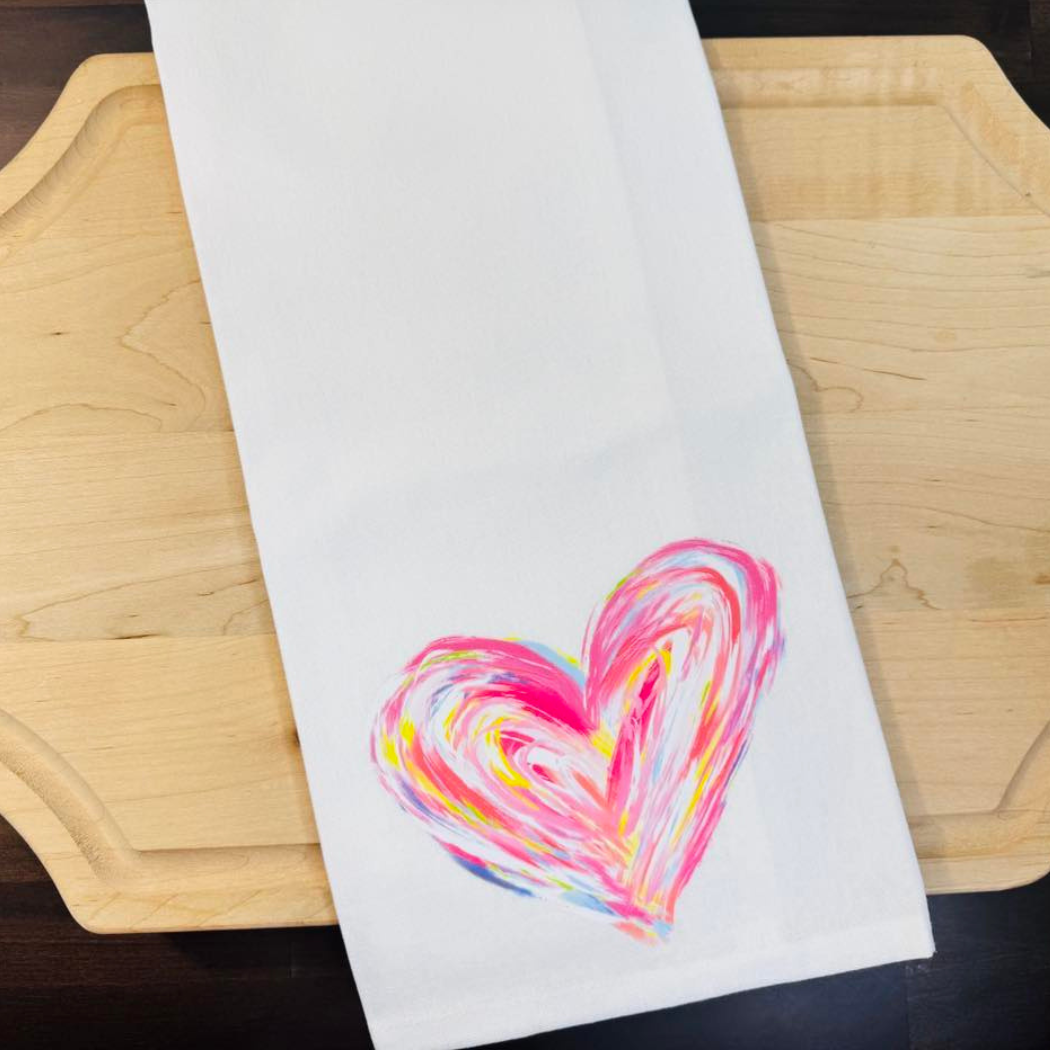 Messy Heart Kitchen Towel