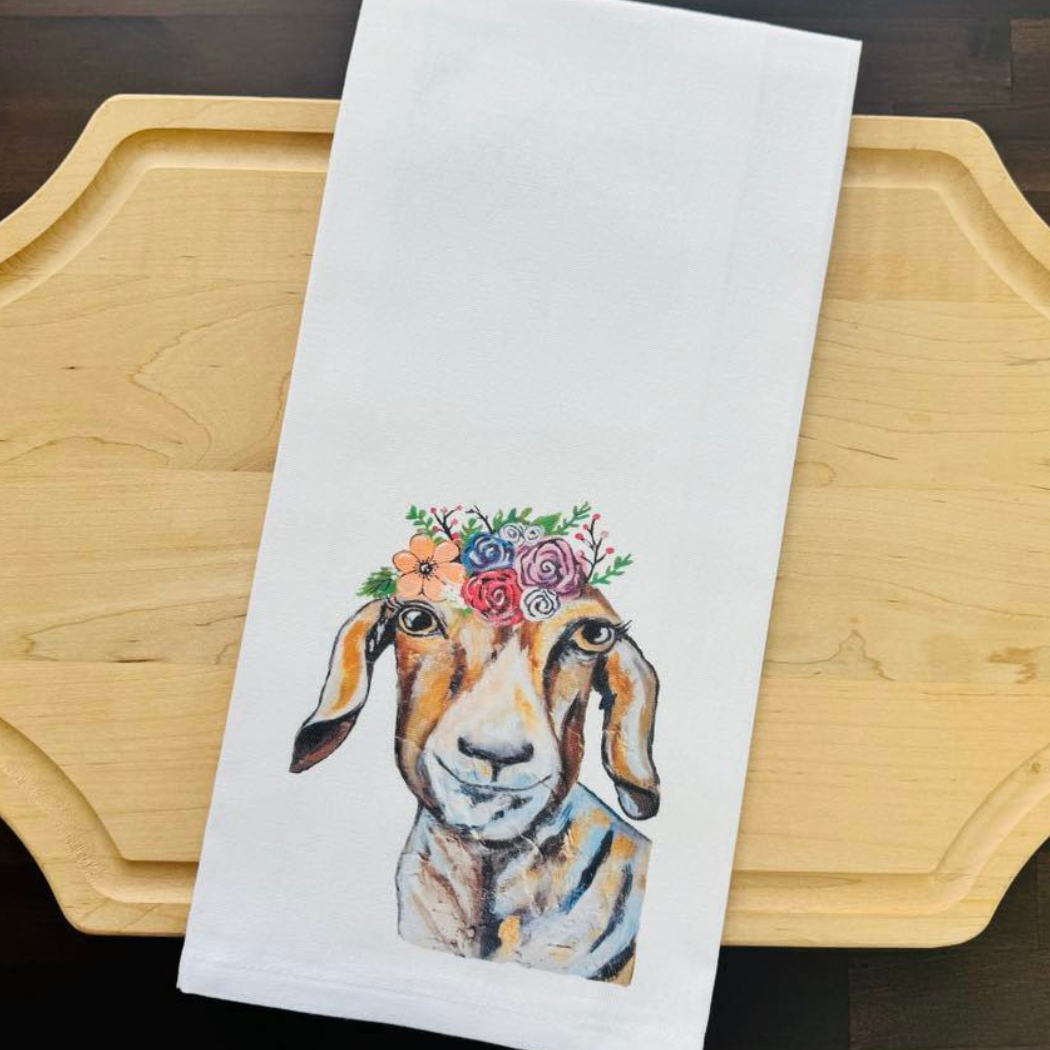 Goat Kitchen Towel