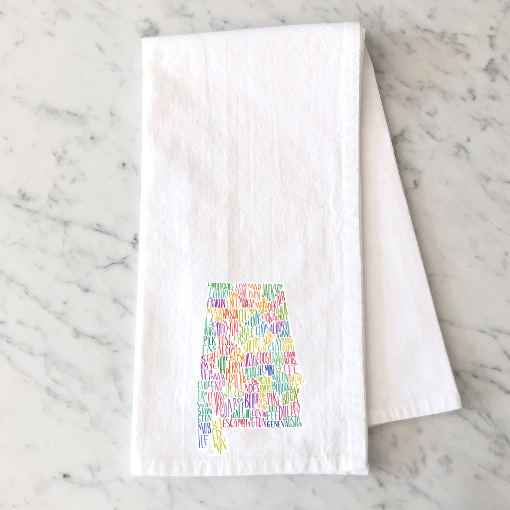 State Counties Kitchen Towel