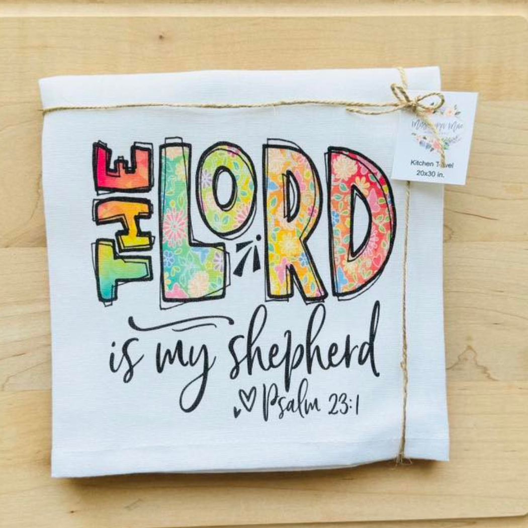 Lord is My Shepherd Kitchen Towel