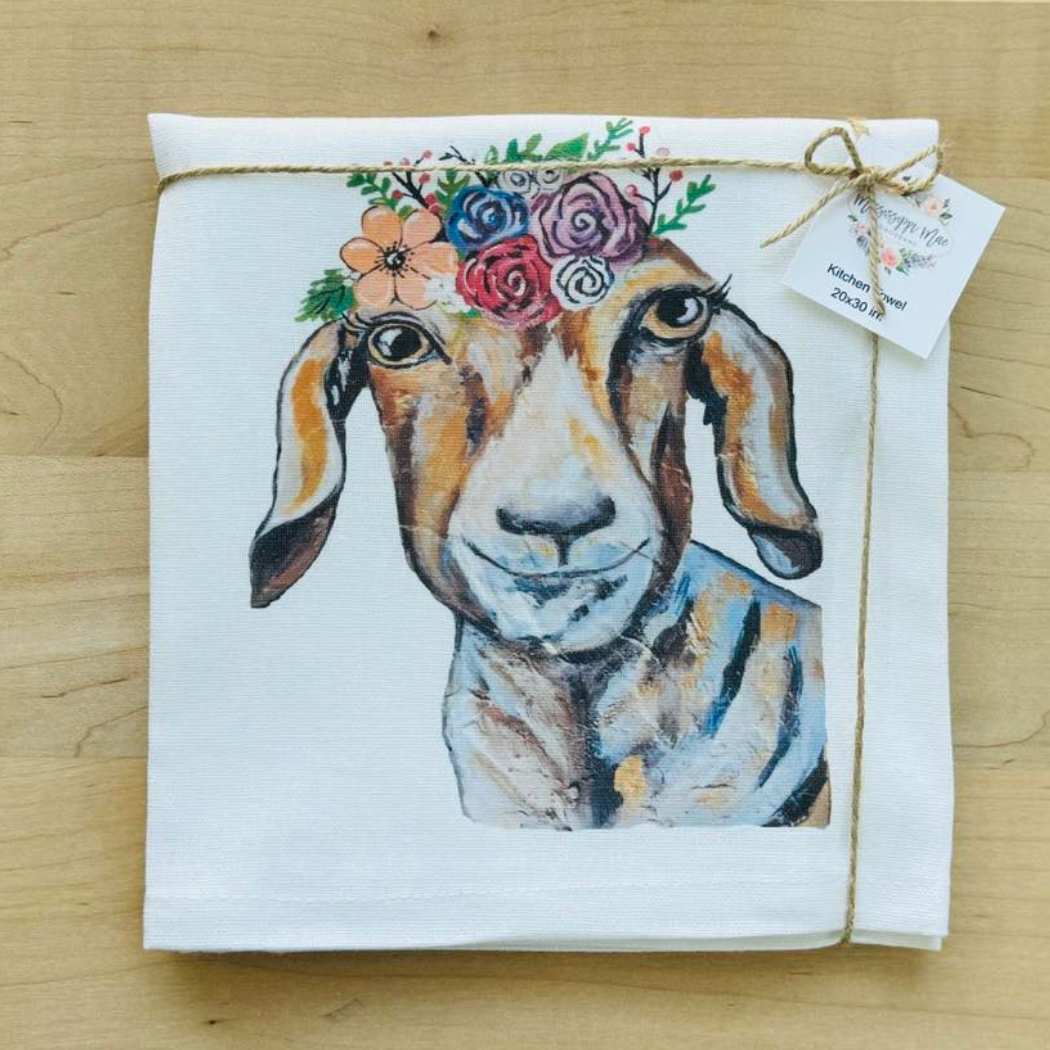 Goat Kitchen Towel
