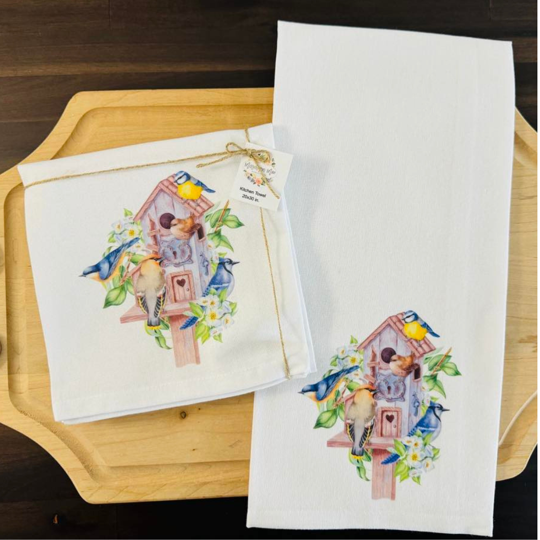 Birdhouse Kitchen Towel