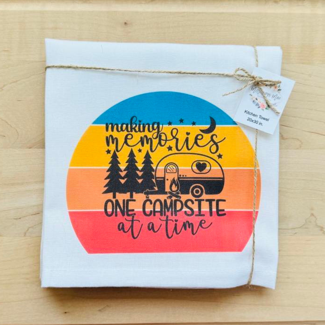 Camping Memories Towel