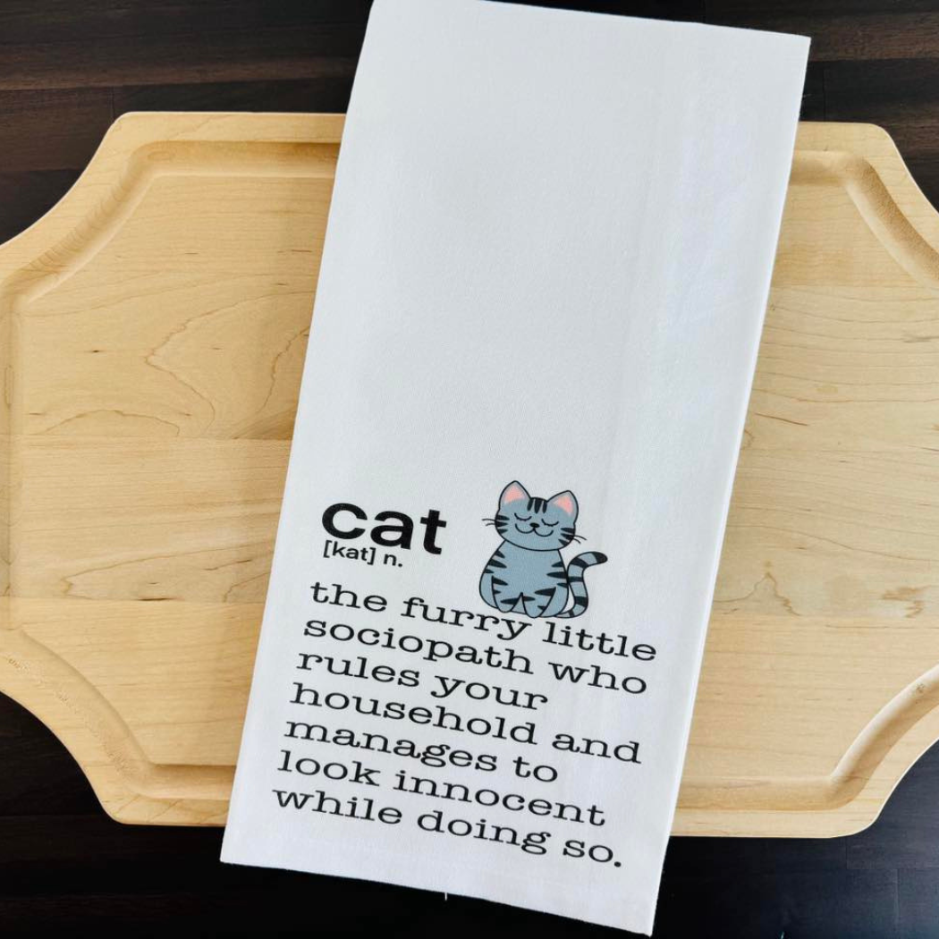 Cat Definition Kitchen Towel