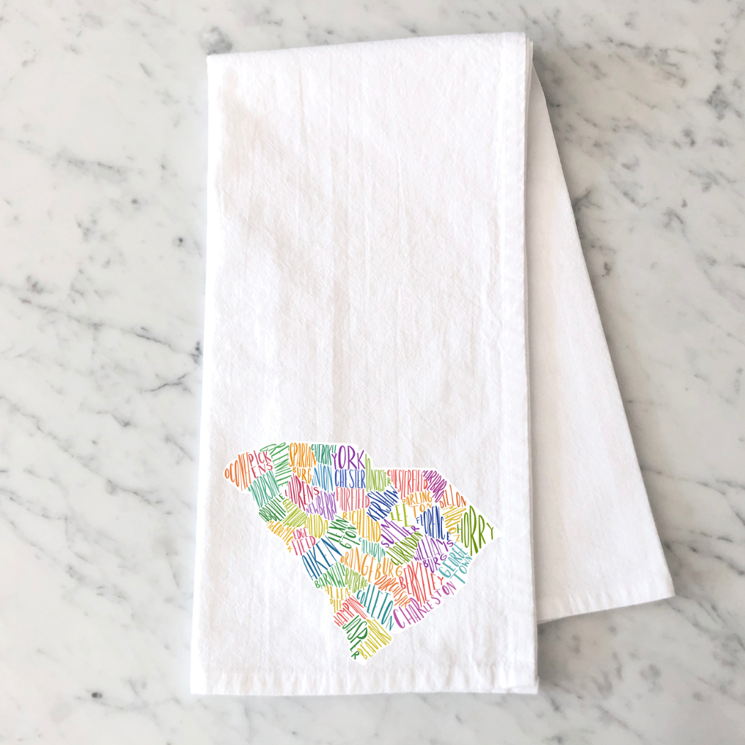 State Counties Kitchen Towel