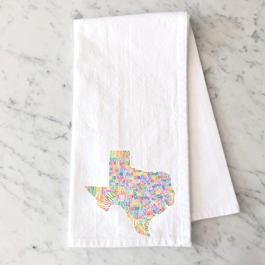 State Counties Kitchen Towel