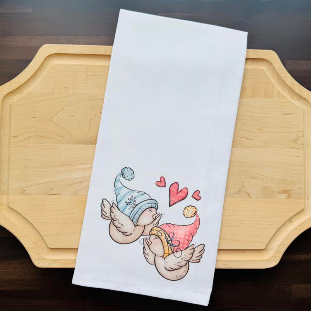 Love Birds Kitchen Towel