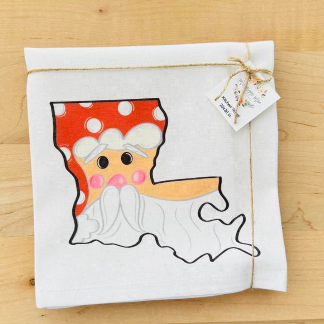 Santa States Kitchen Towel