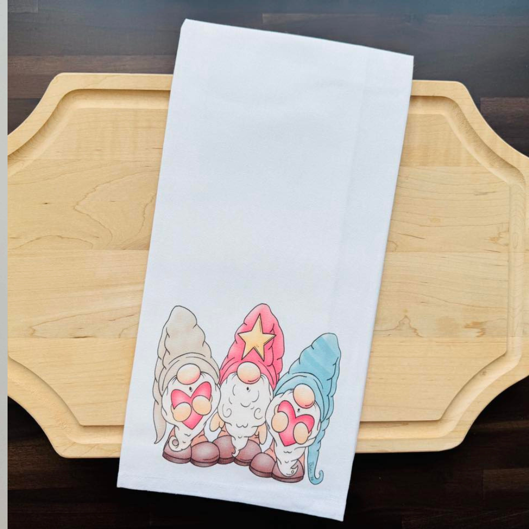 Singing Gnomes Kitchen Towel
