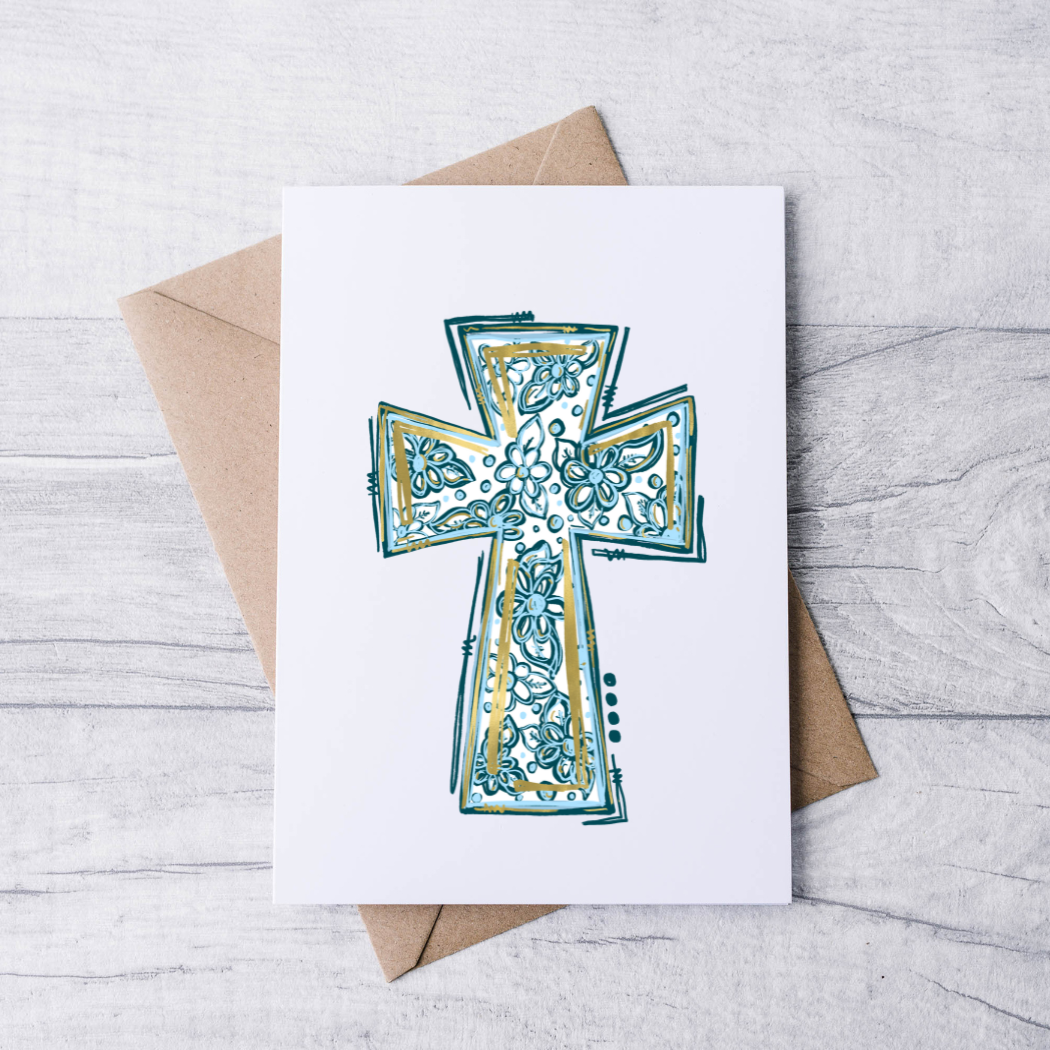 Blue Cross Note Cards