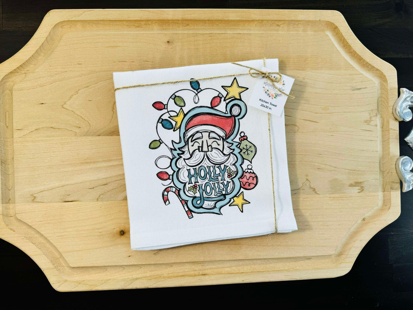 Jolly Santa Kitchen Towel