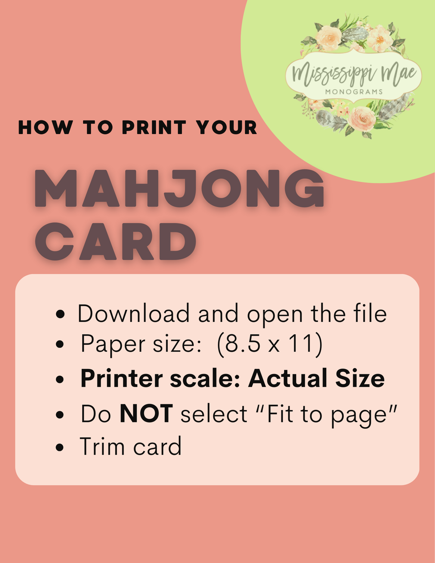 Mahjong Sleeve Insert Cards – Fun Mahjong Sayings | Think Outside the Tile