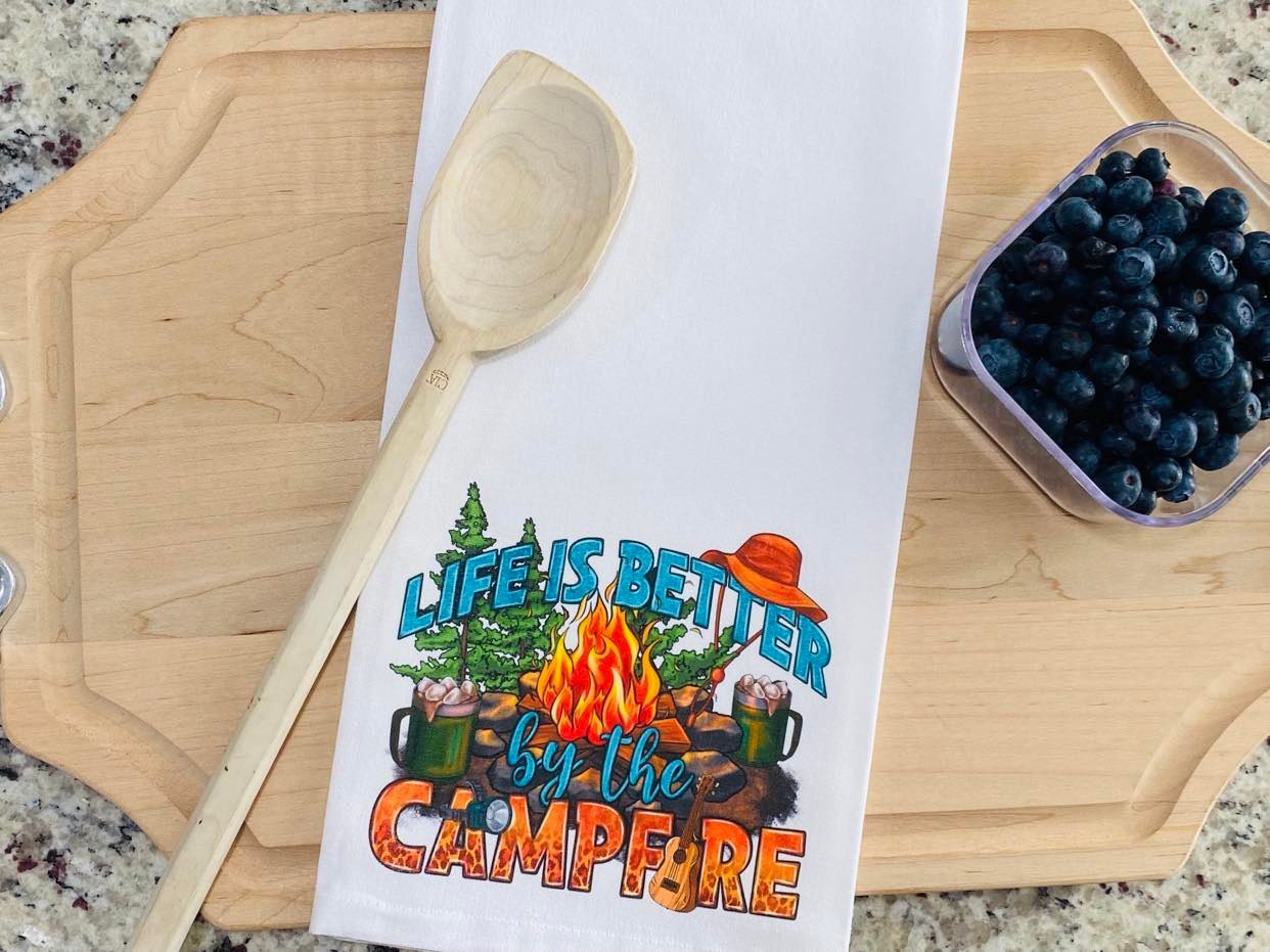 Campfire Kitchen Towel