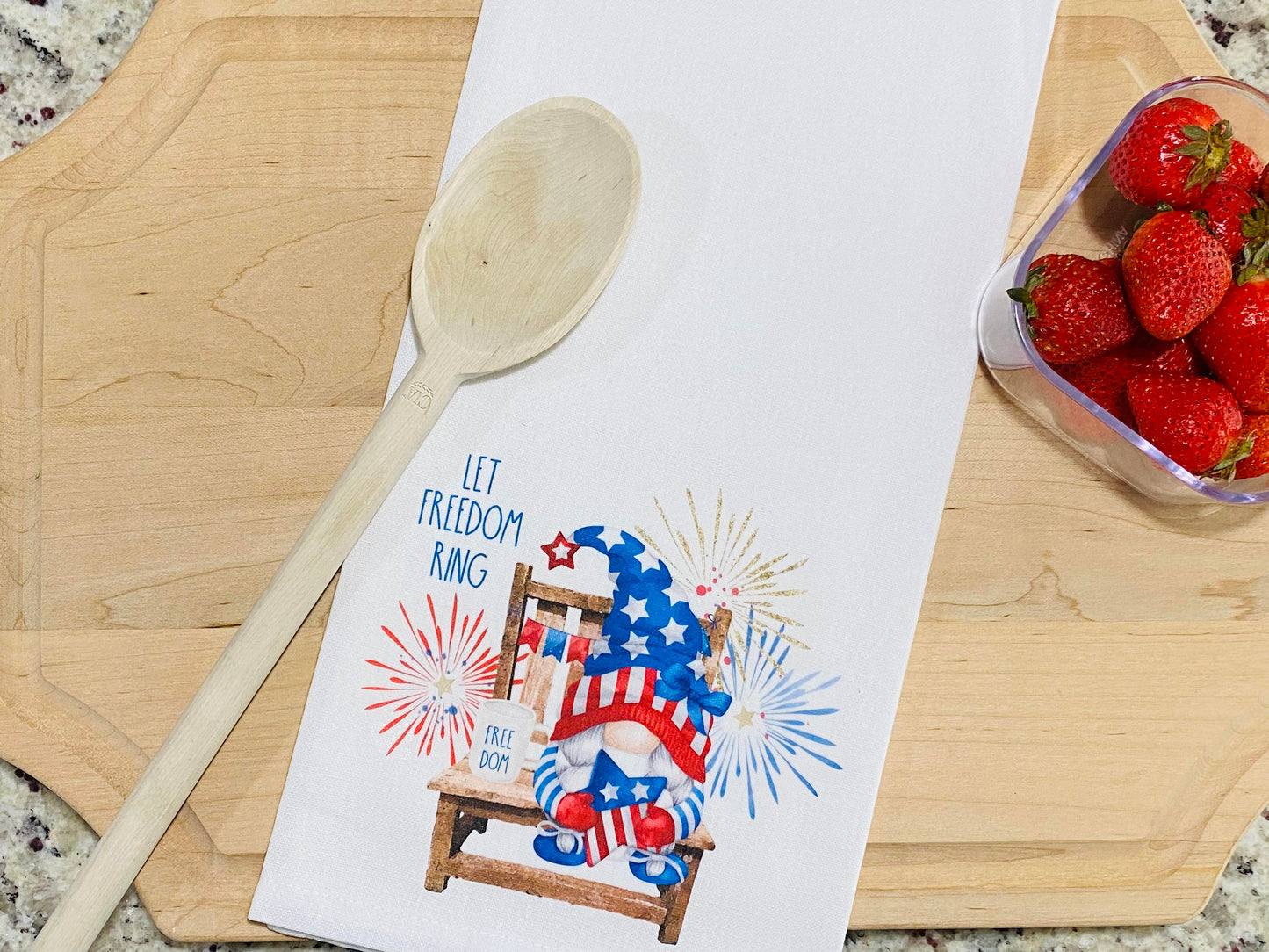 Freedom Gnome Kitchen Towel