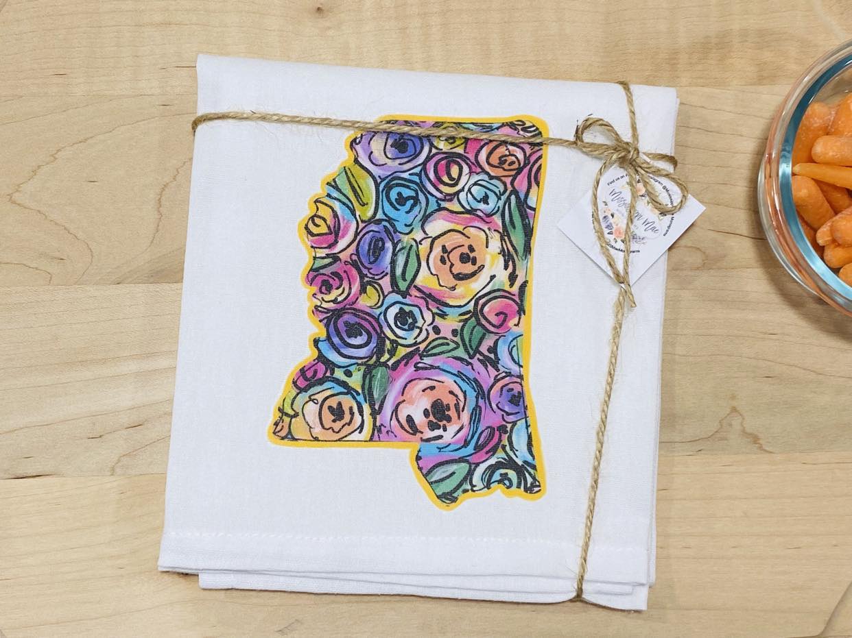 Magnolia Mississippi Kitchen Towel