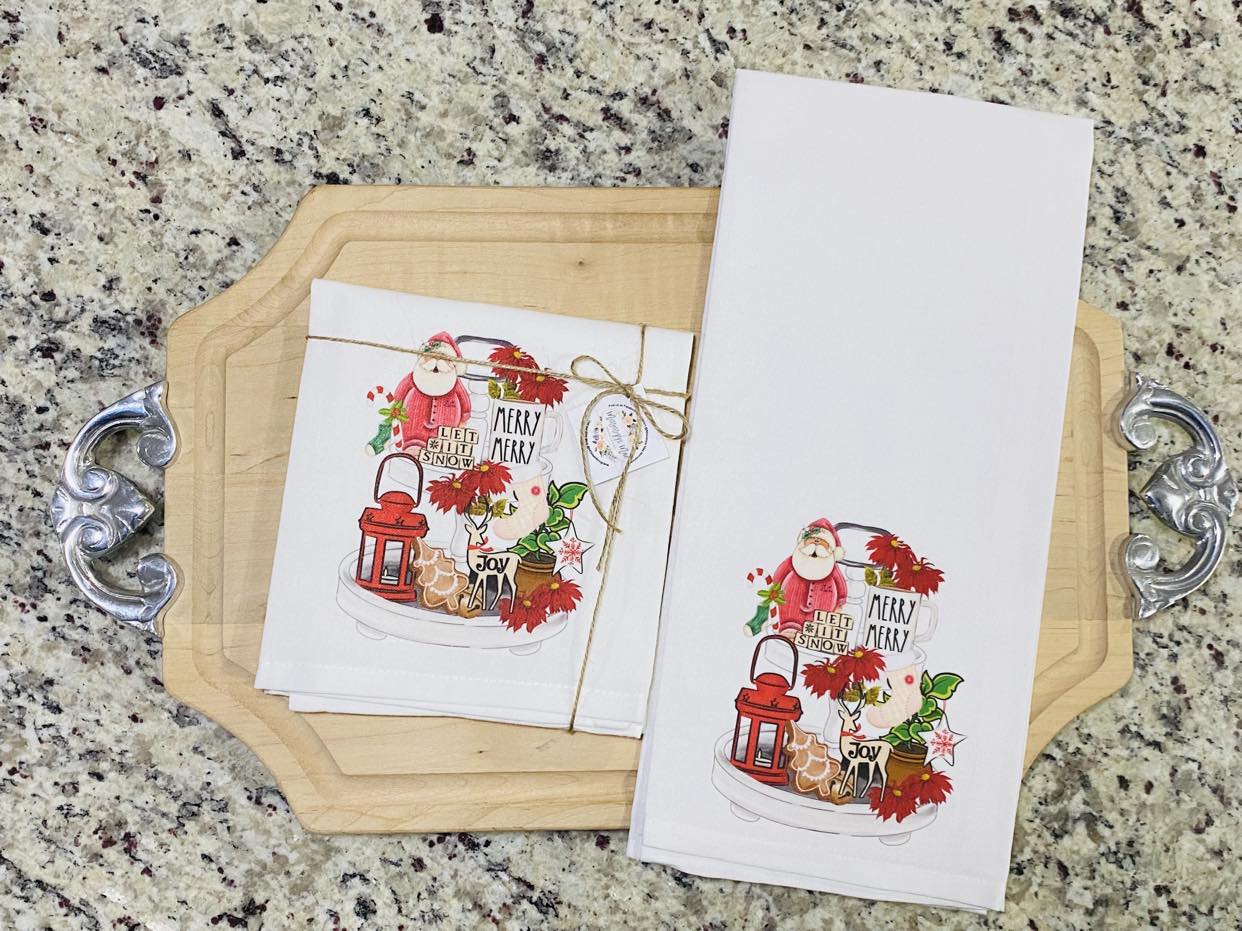 Santa Tier Tray Towel