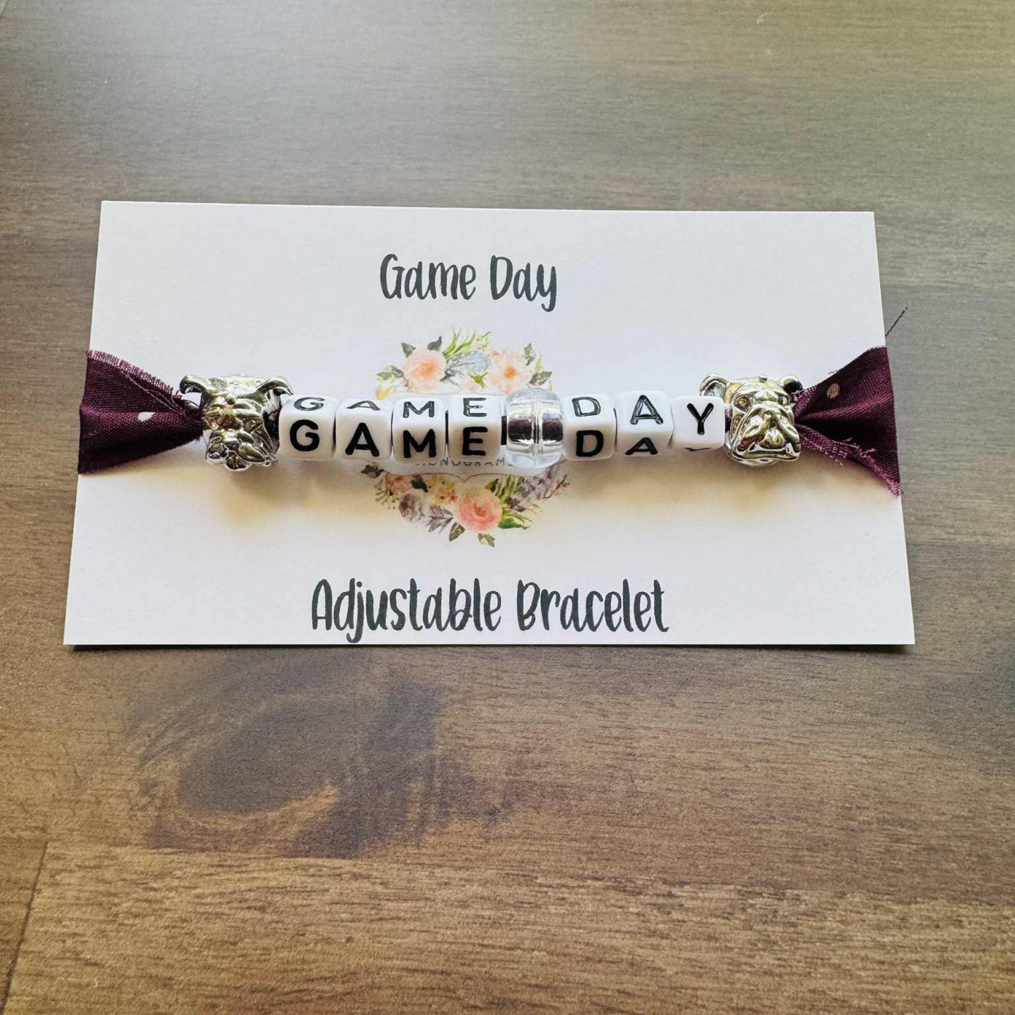 Game Day Fabric Bracelets