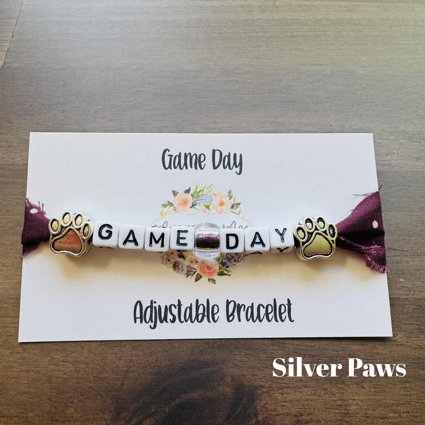 Game Day Fabric Bracelets