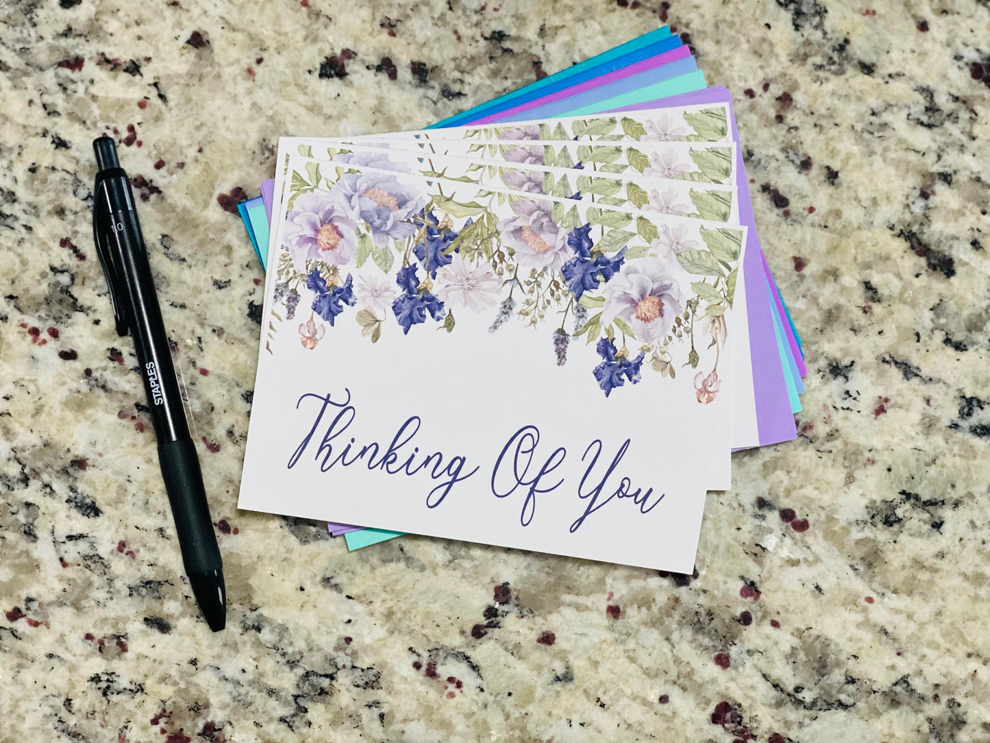 Assorted Greetings Note Cards (Set of 12)