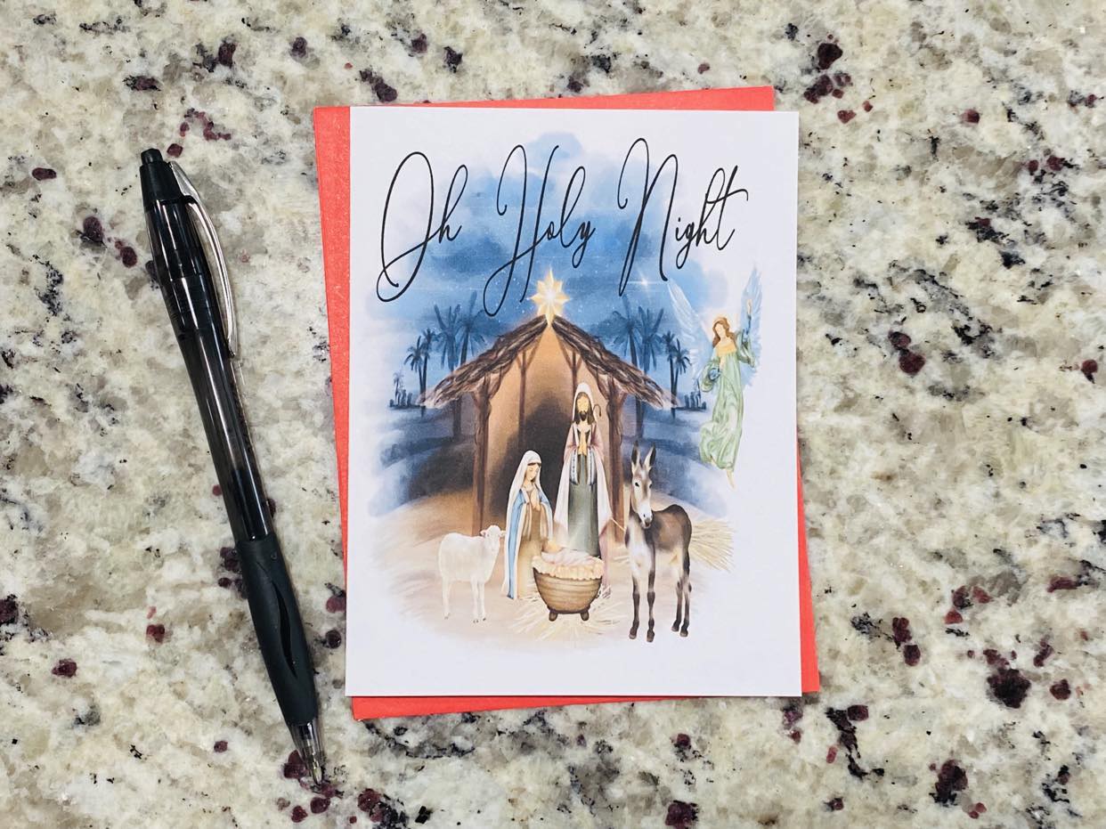 Oh Holy Night Note Cards (Set of 12)
