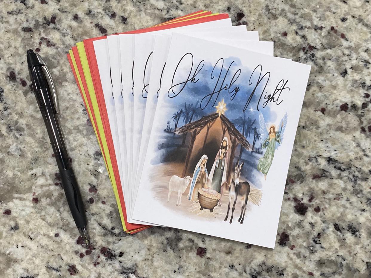 Oh Holy Night Note Cards (Set of 12)