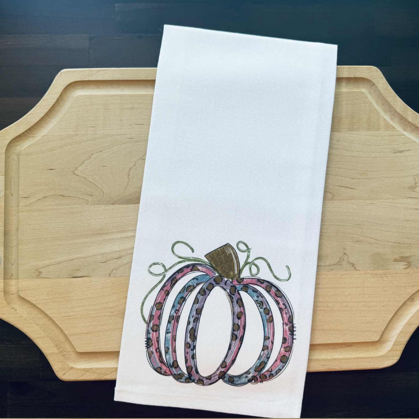 Open Pumpkin Kitchen Towel