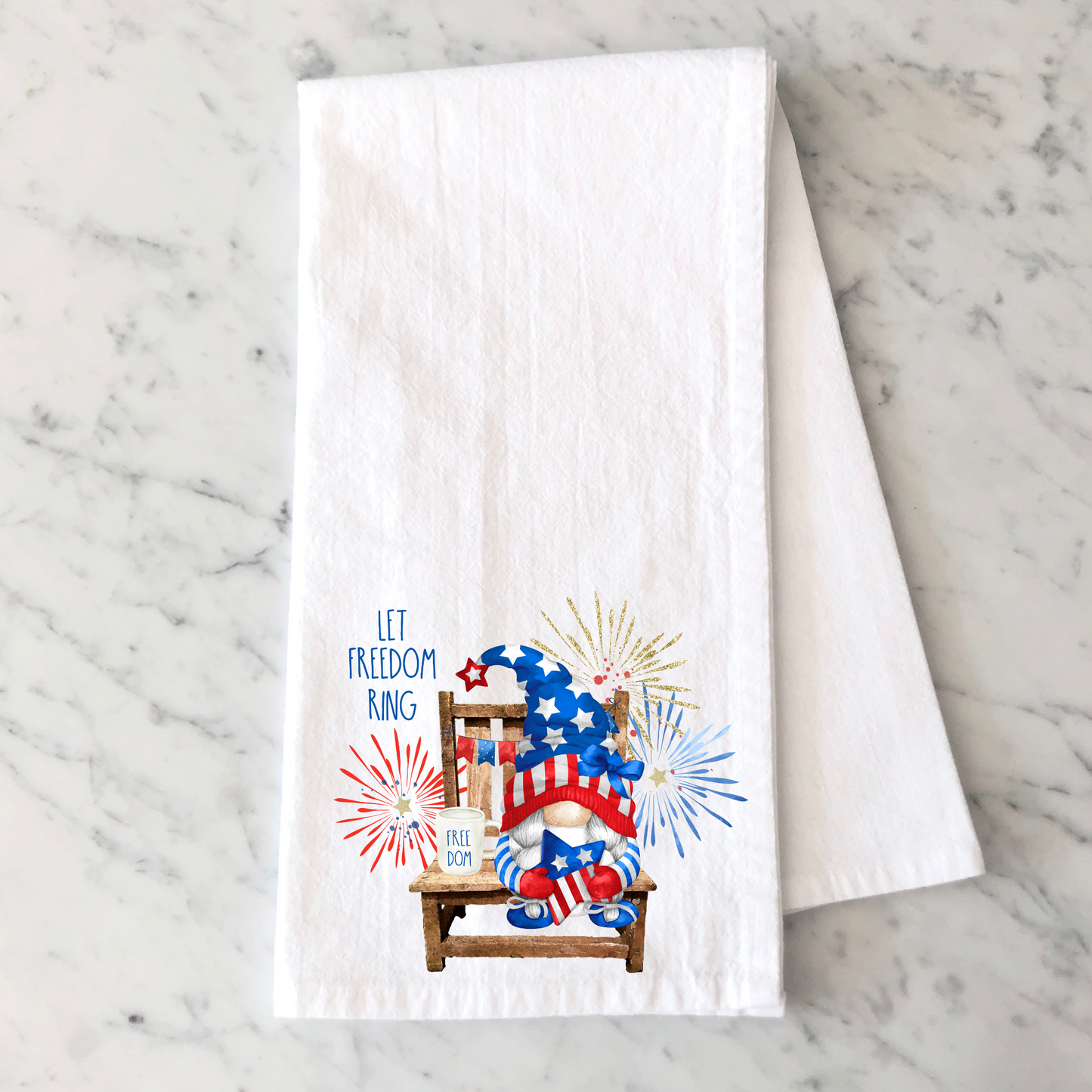 Freedom Gnome Kitchen Towel
