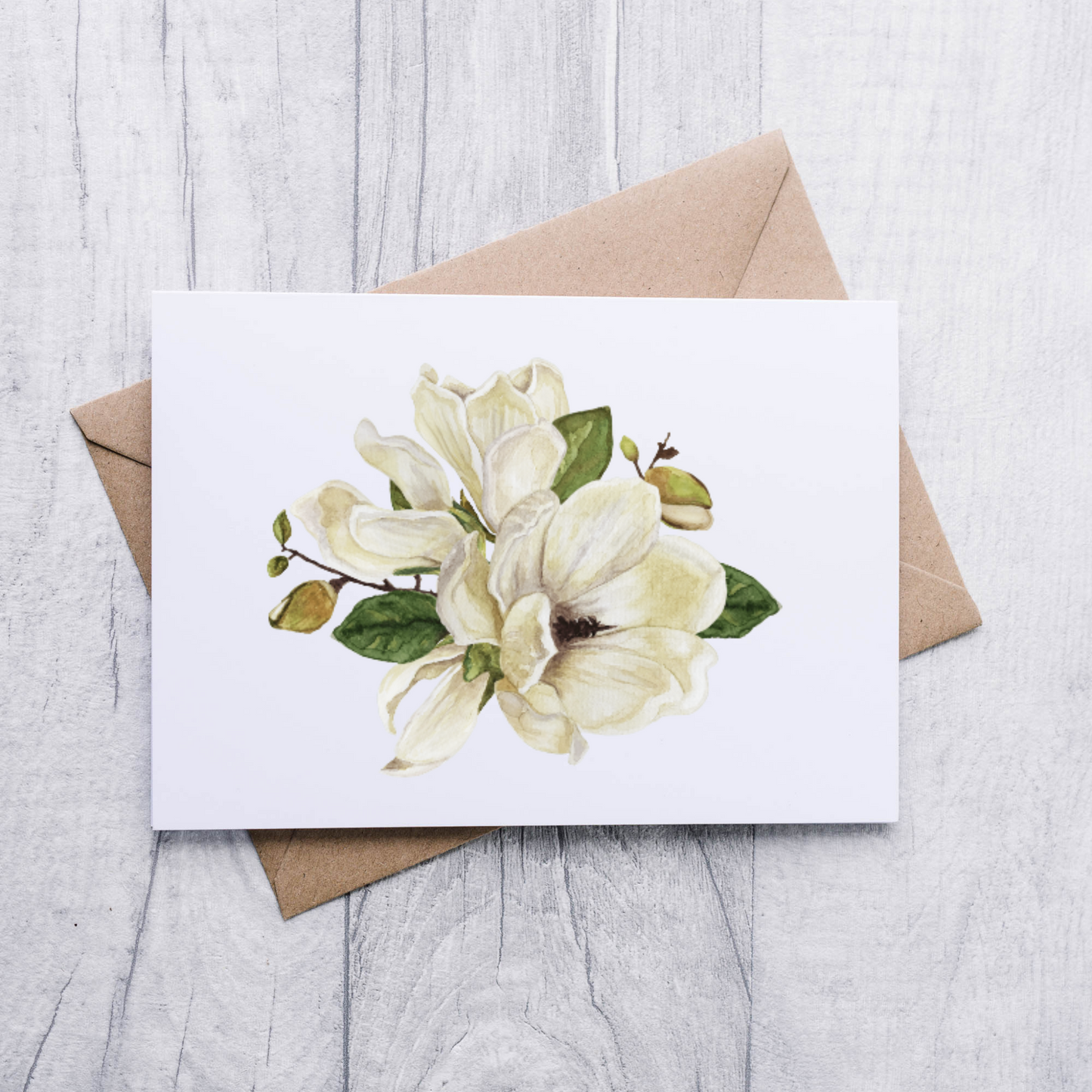 Magnolia Flower Note Cards (Set of 12)