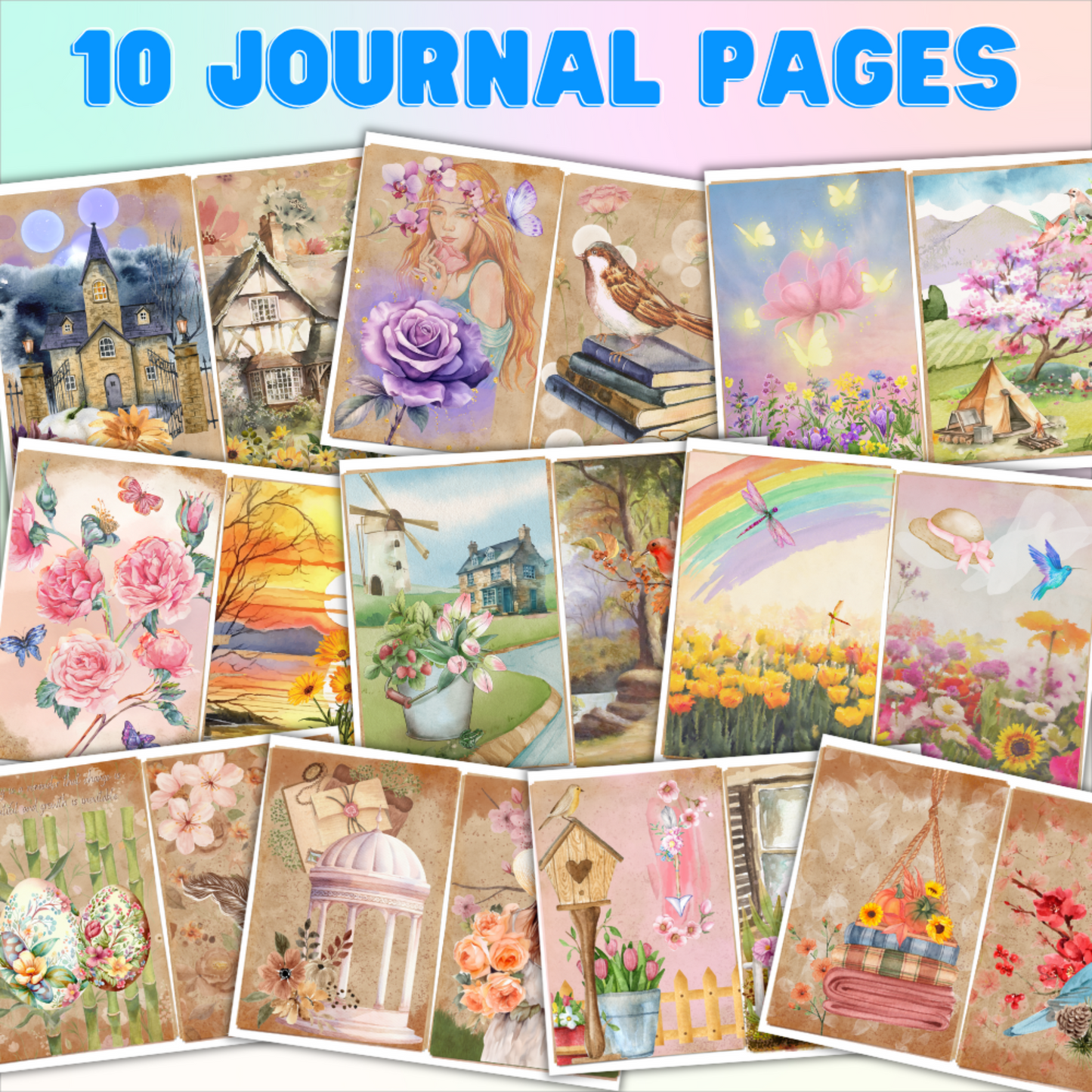 Spring Junk Journal Kit