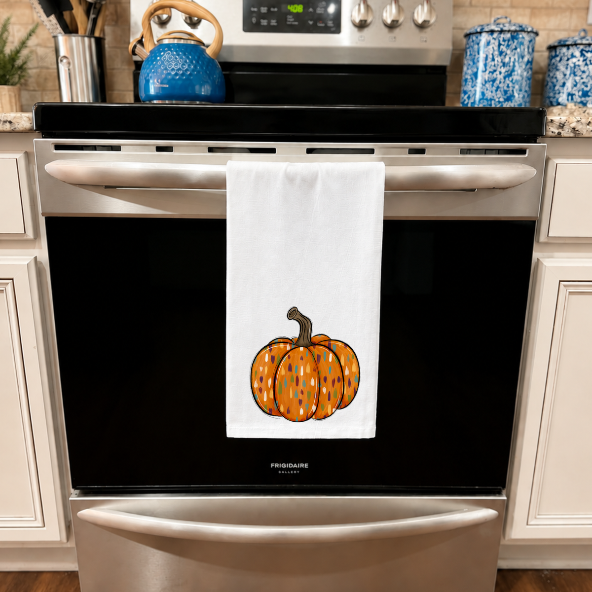 Pumpkin Swashes Kitchen Towel
