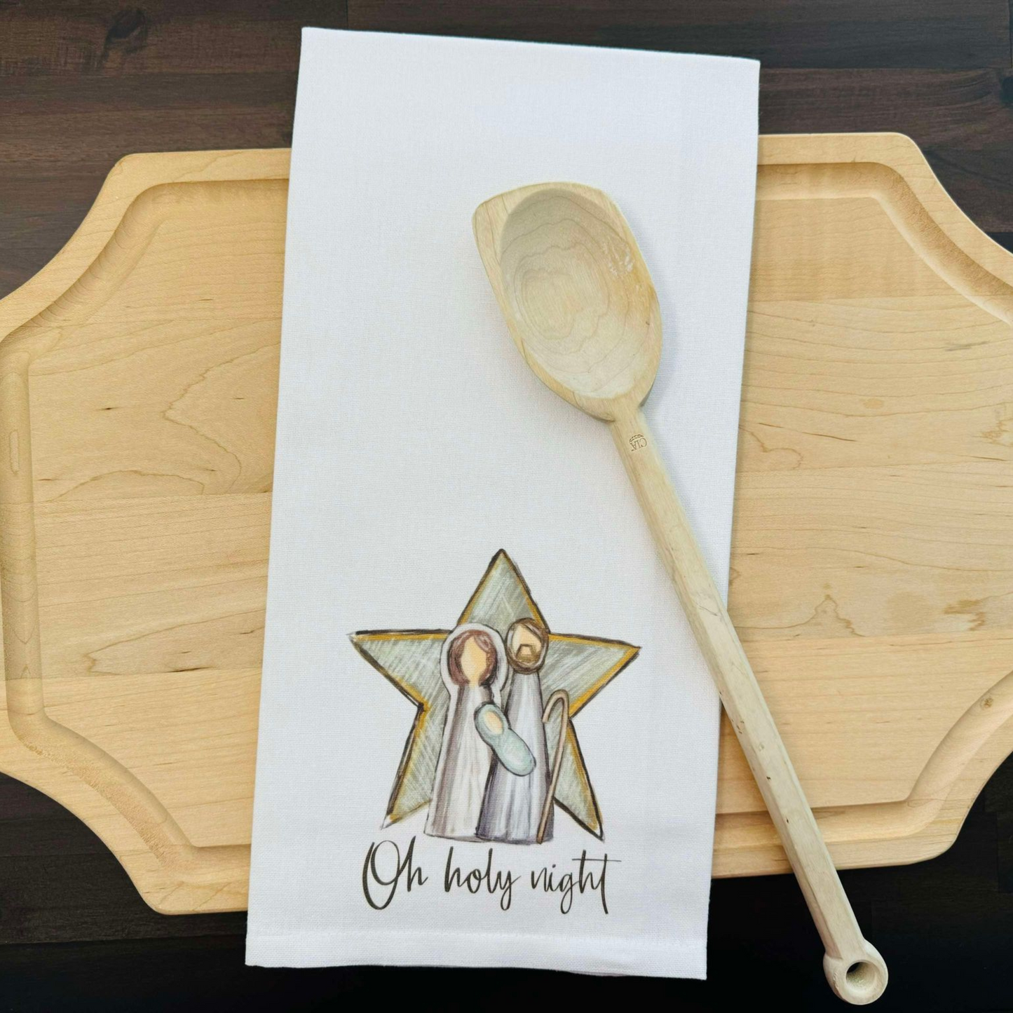 Holy Night Kitchen Towel