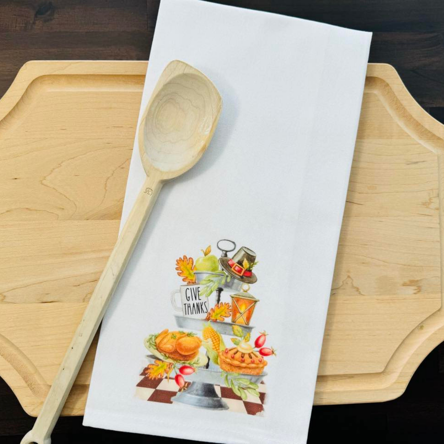 Thanksgiving Tier Tray Towel