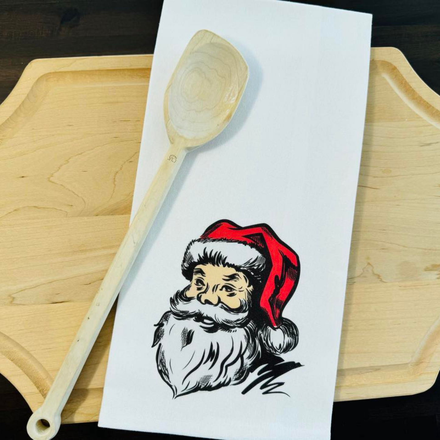 Santa Face Towel