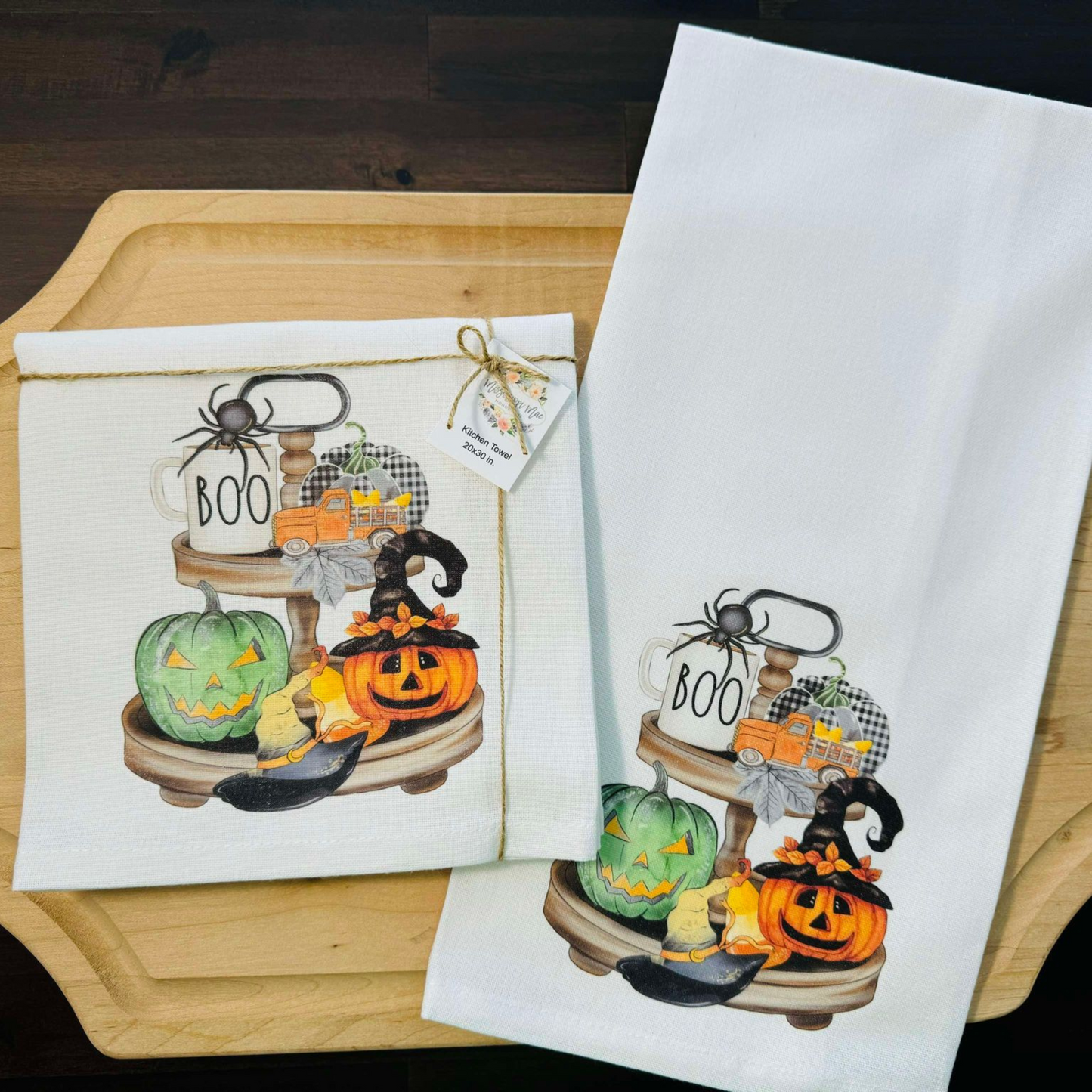 Halloween Tier Tray Towel