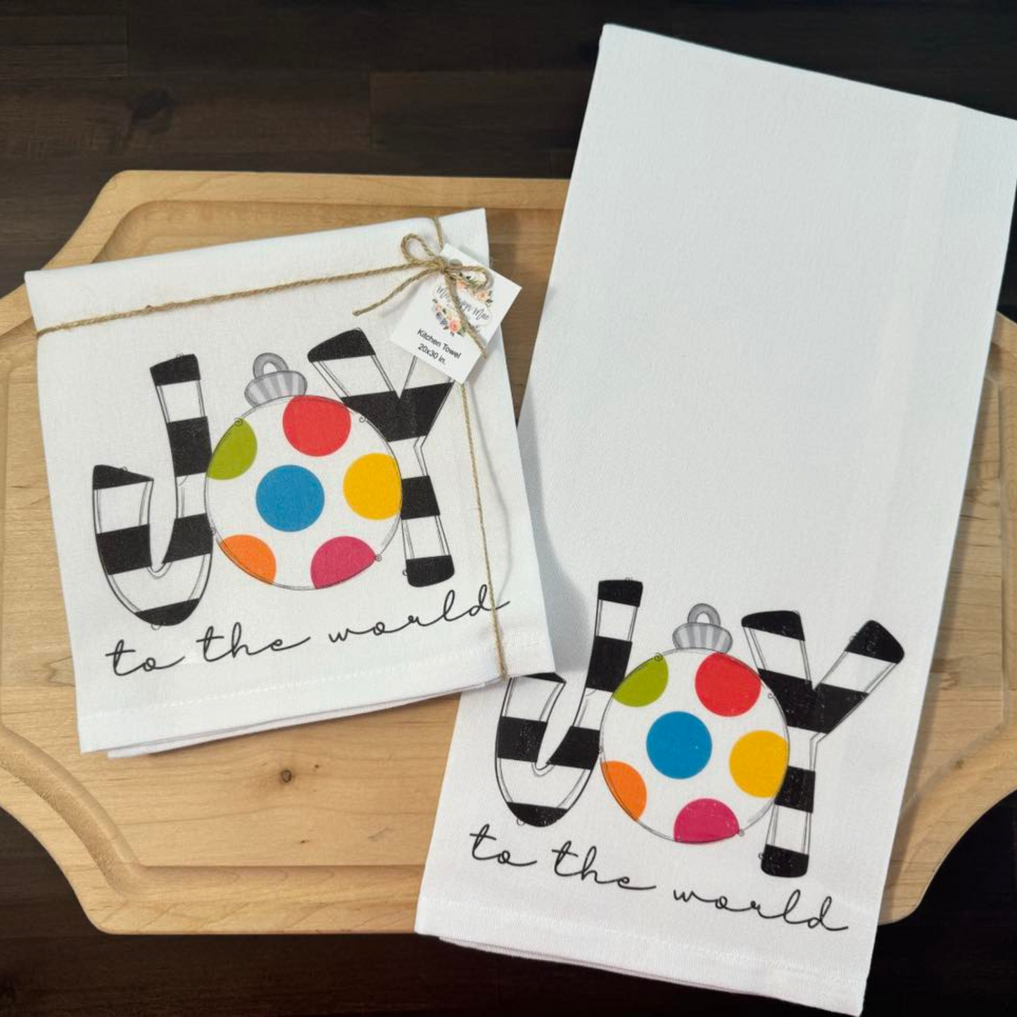 Joy to the World Kitchen Towel