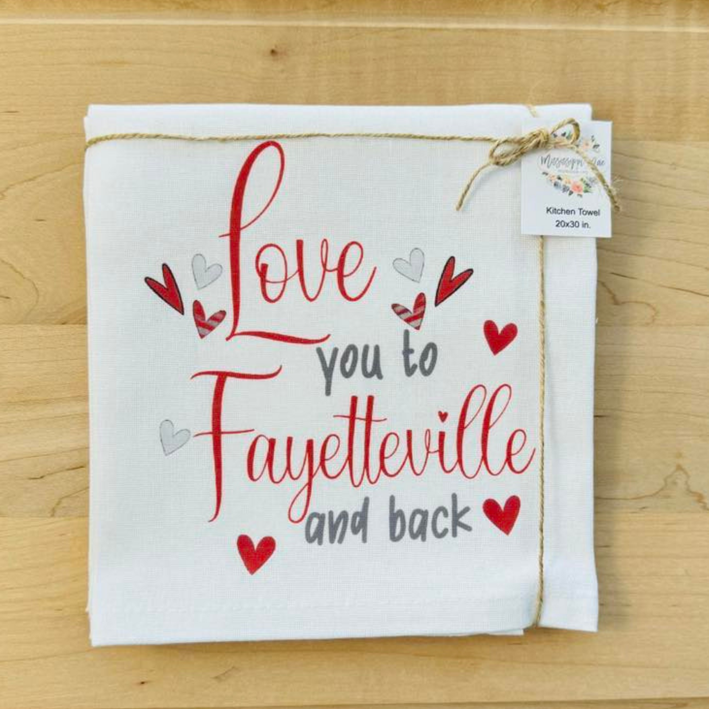 Love Fayetteville Kitchen Towel