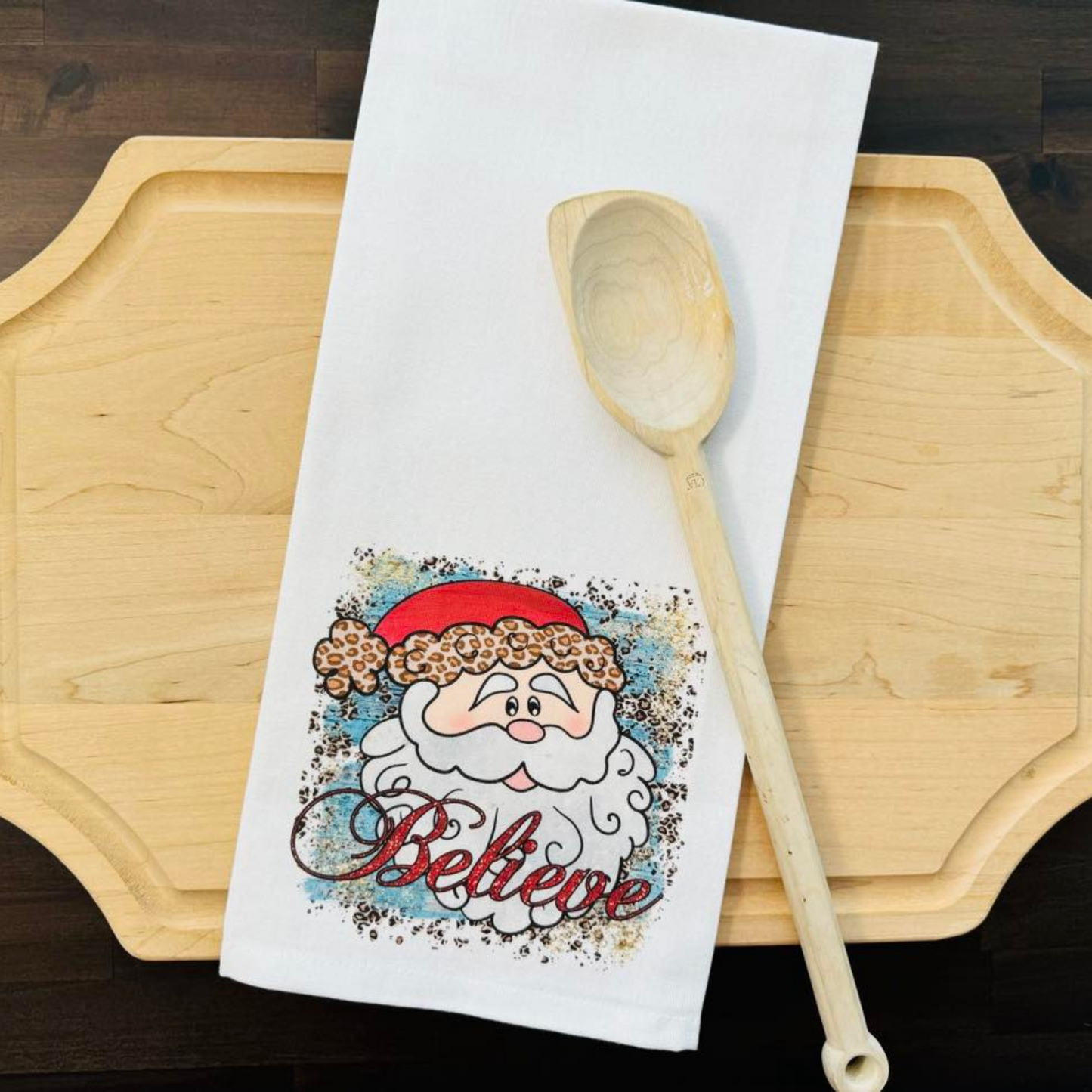 Santa Believe Kitchen Towel