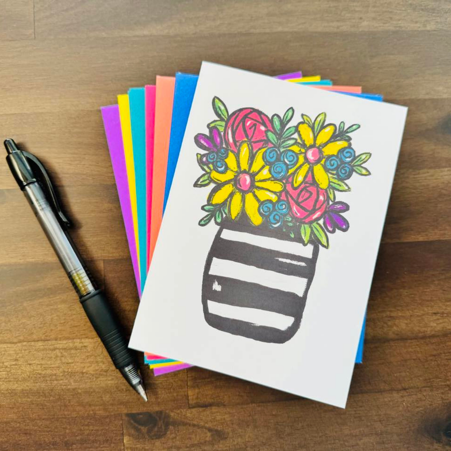 Flower Note Cards (12 pack)
