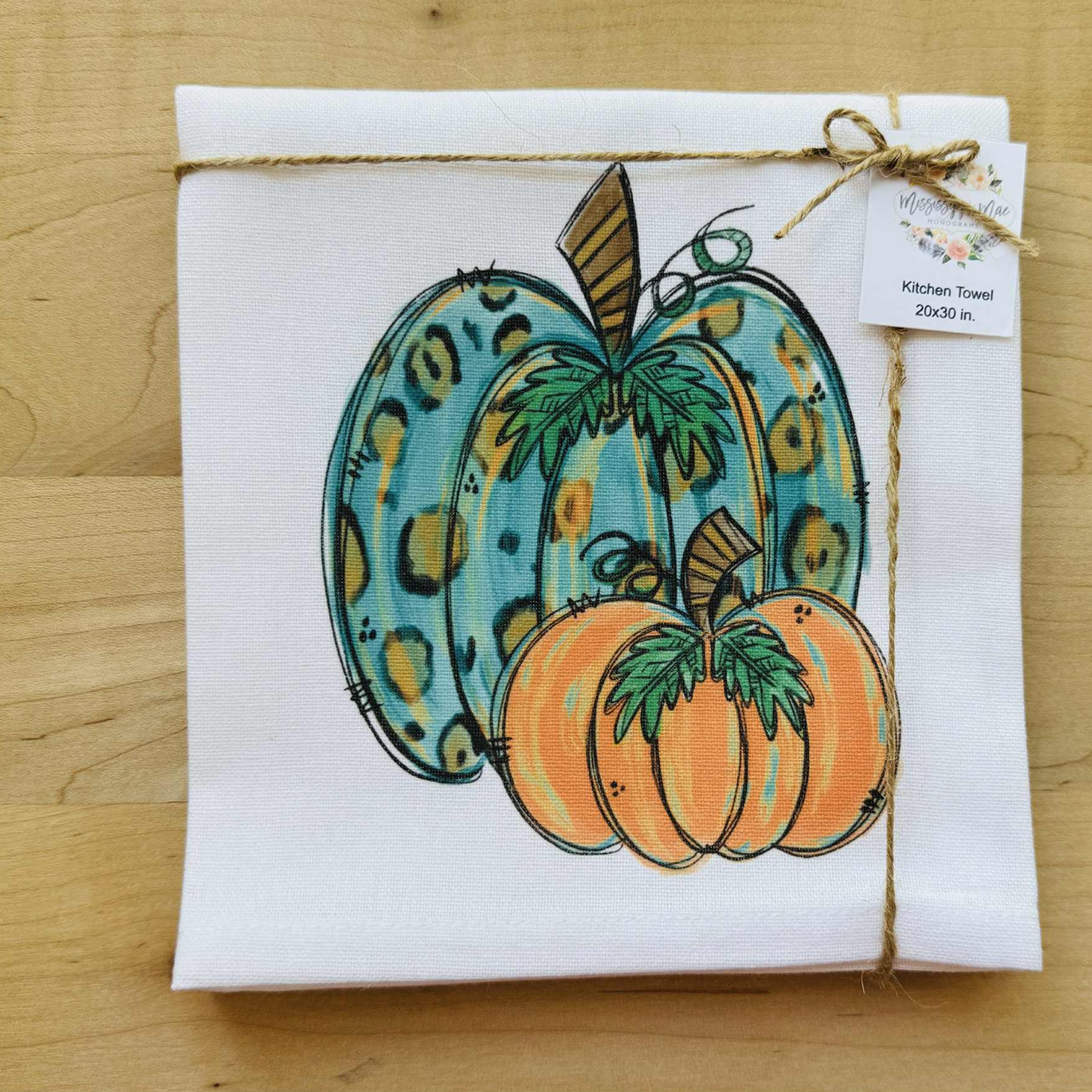 Leopard Pumkin Duo Kitchen Towel
