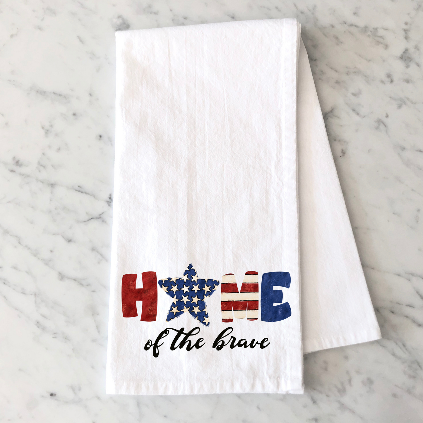 Home of the Brave Kitchen Towel