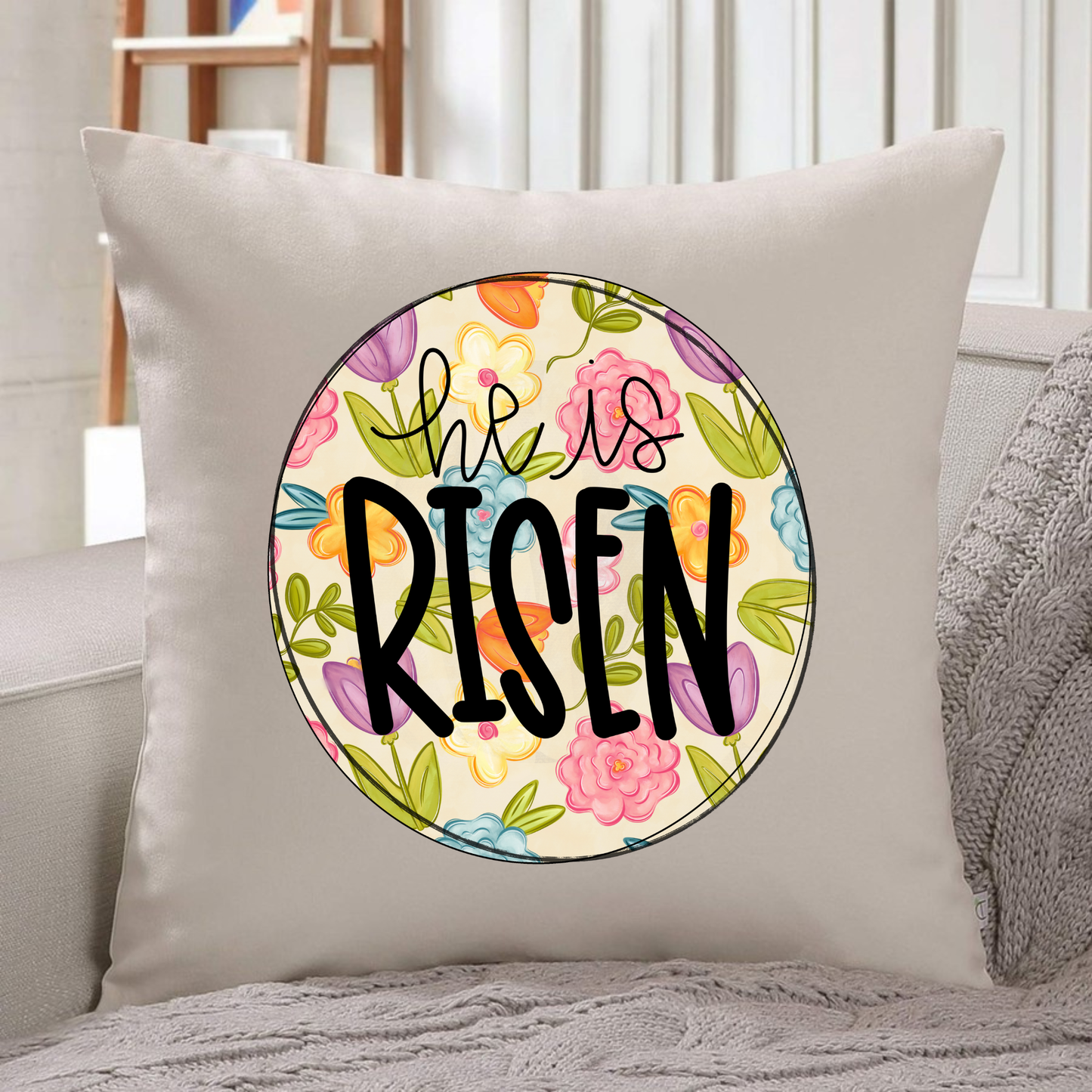He Is Risen Floral PNG
