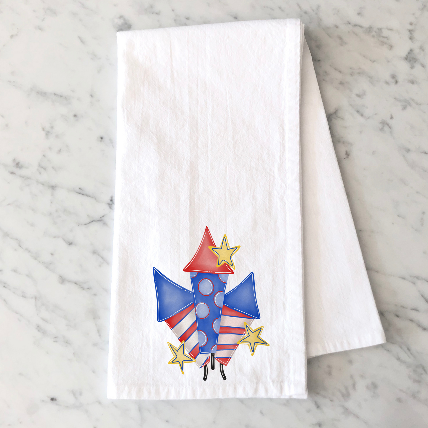 Fireworks Kitchen Towel