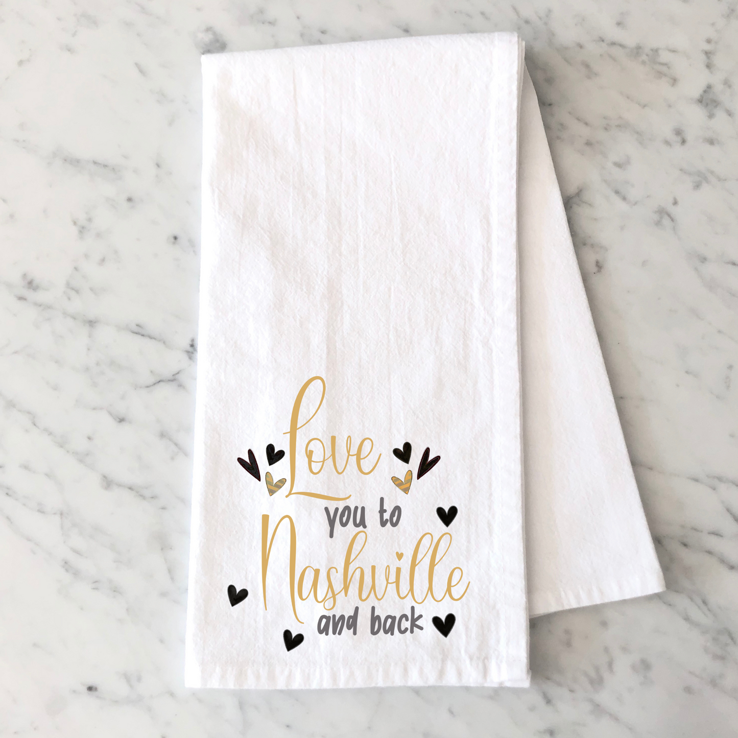 Love Nashville Kitchen Towel