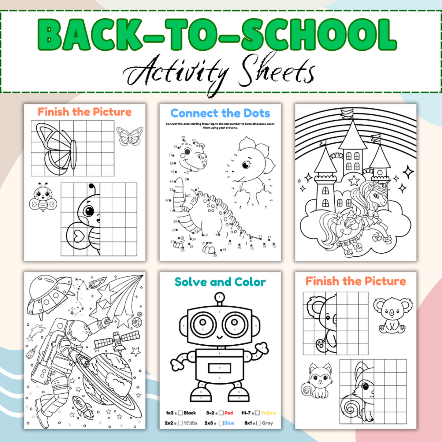 Activity Pages (Ages 8-12)