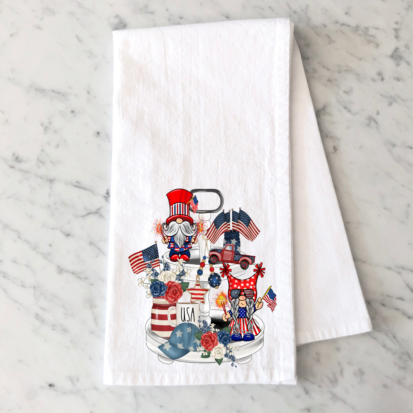 USA Gnome Tier Tray Towel