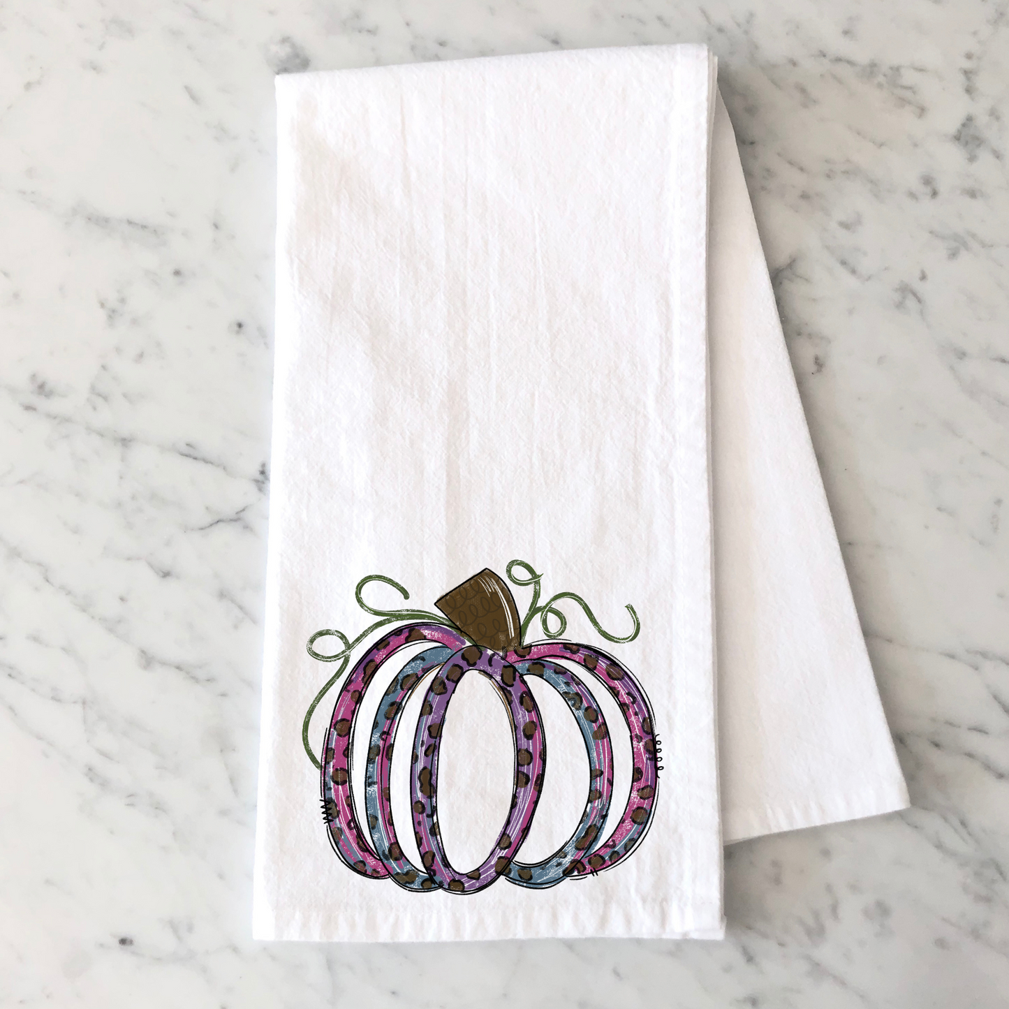 Open Pumpkin Kitchen Towel