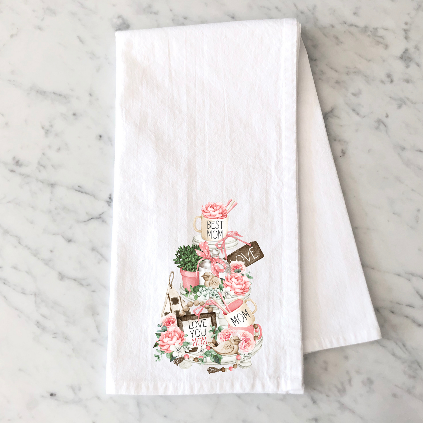 Mom Tiered Tray Towel